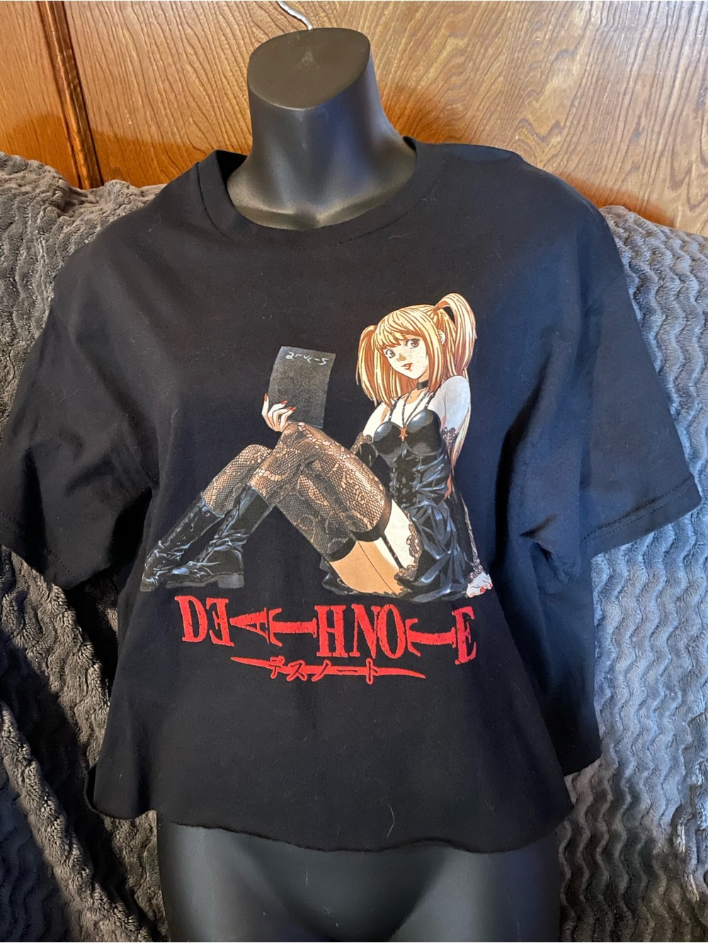 Death Note crop top 🖤